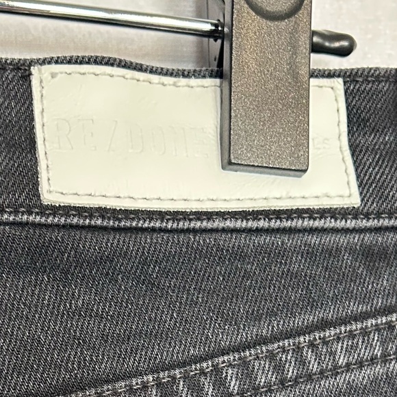 RE/DONE Originals Double Needle Long in Black Size 28 - Picture 8 of 9